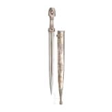 A silver-mounted kinjal, Caucasus, around 1900