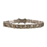 A Georgian silver belt, late-19th century