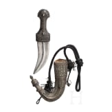 A silver-mounted djambia, Mecca, 1st half of the 20th century