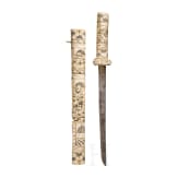 A bone Tanto, Japan, Meiji period