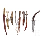 Eight daggers from the Islamic world, 19th and 20th centuries