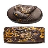 A Japanese fuchi-kashira, end of the Edo Period