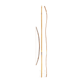 Two Japanese composite bows ("yumi") and a bow from Oceania, 20th century
