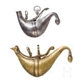Two Afghan powder flasks, 19th century