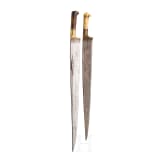 Two Afghan khyber knives, 19th century