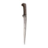 An Afghan etched karud, circa 1900