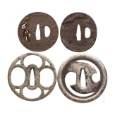 Four tsuba, Japan, 18th and 19th century