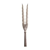 A Persian etched fork lance, 19th century