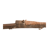 A heavy Indian matchlock rifle, 18th/19th century