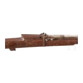 An Indian matchlock wall rifle, 19th century