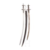 Two Indian tulwars, 19th century