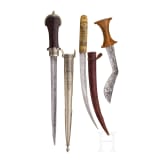 Three North African daggers, 19th and 20th centuries