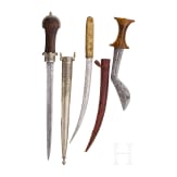 Three North African daggers, 19th and 20th centuries