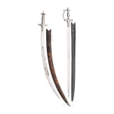 Two Indian tulwars, 19th century