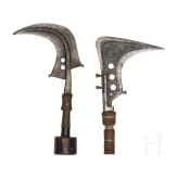 Two knifes of the Mangbetu tribe, Congo