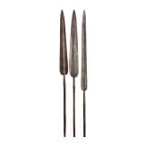 Three lion spears of the Massai, Kenya
