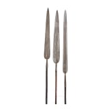 Three lion spears of the Massai, Kenya