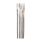 Five East African spears