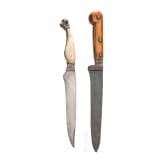 Two Indian knives, 19th/20th century
