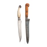 Two Indian knives, 19th/20th century