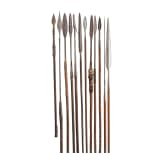 Twelve Central African spears, 19th and 20th centuries