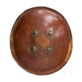 An Indian leather shield, 18th century