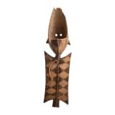 A large wooden mask of the Dogon tribe, Mali