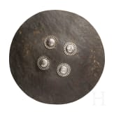 An Indian leather shield (ghal), 18th century