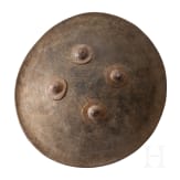 An Indian elephant leather shield, 19th century