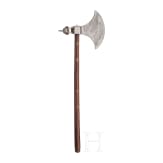 An Indian chiselled axe, circa 1800