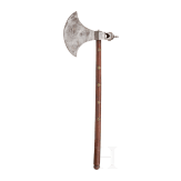 An Indian chiselled axe, circa 1800
