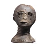 An ancestor's terracotta head, Ashanti tribe, Ghana