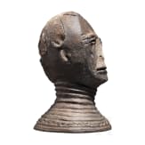 An ancestor's terracotta head, Ashanti tribe, Ghana