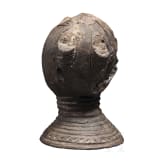 An ancestor's terracotta head, Ashanti tribe, Ghana