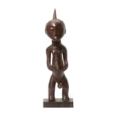 An androgynous statue of the Songye tribe, Congo