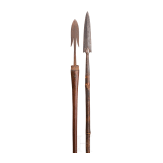 Two spears, India and Philippines, 18th/19th century