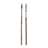 Two Indian spears, 19th century