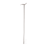 An Indian iron fakir's stick, 18th/19th century