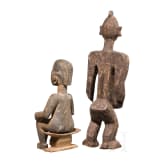 Two African wooden figures