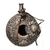 A silver make-up vessel, India, around 1900