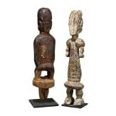 Two large African figures