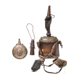 A powder and two primer flasks, Tibet, 19th/20th century