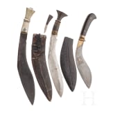 Three khukris, Nepal, 20th century