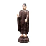 A Sino-Tibetan standing Buddha, circa 1900
