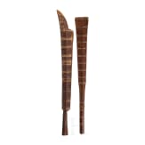 Two ceremonial clubs from Samoa, 19th - 1st half of the 20th century