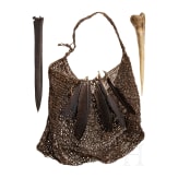A hunting bag and two daggers, Papua New Guinea
