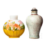 Two Chinese snuff bottles, 19th century