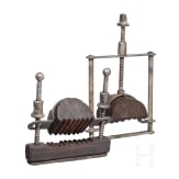 Two vices, collector's reproductions of 16th/17th century torture instruments