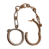 A pair of ankle cuffs, German, 18th/19th century