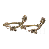 A pair of Spanish wheel spurs, 18th/19th century